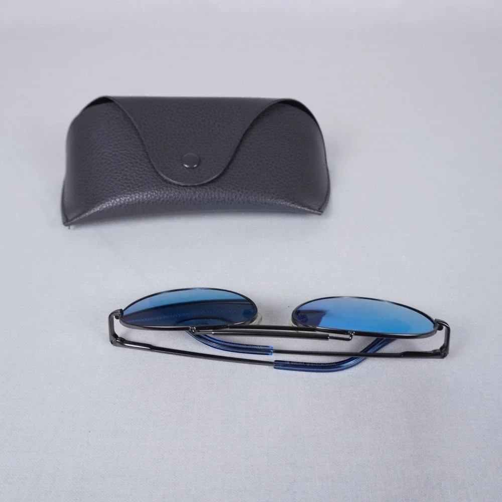 Vince Camuto Men's VM585 BL Aviator Sunglasses Blue With Case